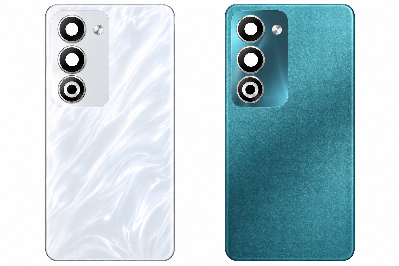 Compatible Replacement for OPPO A5 5G Back Panel – White & Deep Green